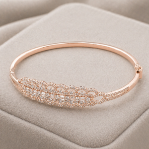 Rose Gold Crystal Grace Kada