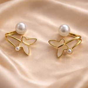 Pearl Butterfly Grace Earrings
