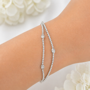 Silver Spark Duo Bracelet