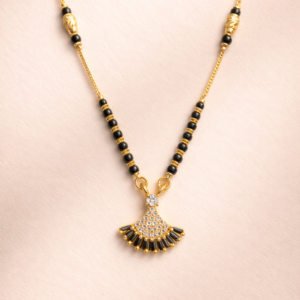 Midnight Spark Fan Mangalsutra