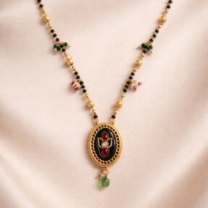Oval Floral Classic Mangalsutra