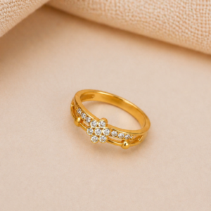 Twinkle Knot Diamond Ring