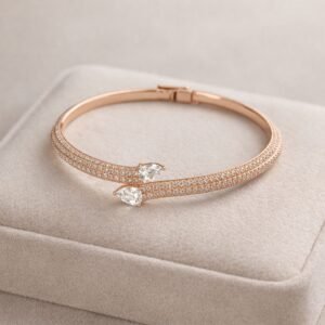 Rose Gold Twin Spark Luxe Kada