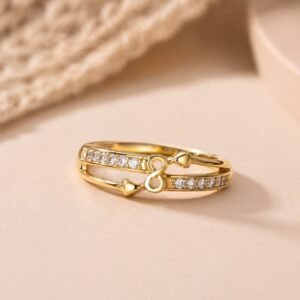 Infinity Heart Spark Ring