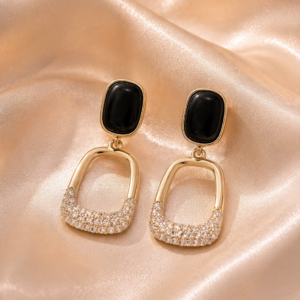 Midnight Glow Luxe Drop Earrings