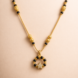 Starlight Circle Charm Mangalsutra