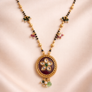 Royal Kundan Floral Mangalsutra