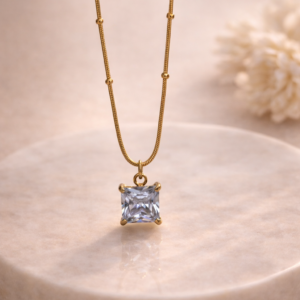 Crystal Square Elegance Pendant