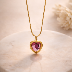 Blush Heart Elegance Pendant